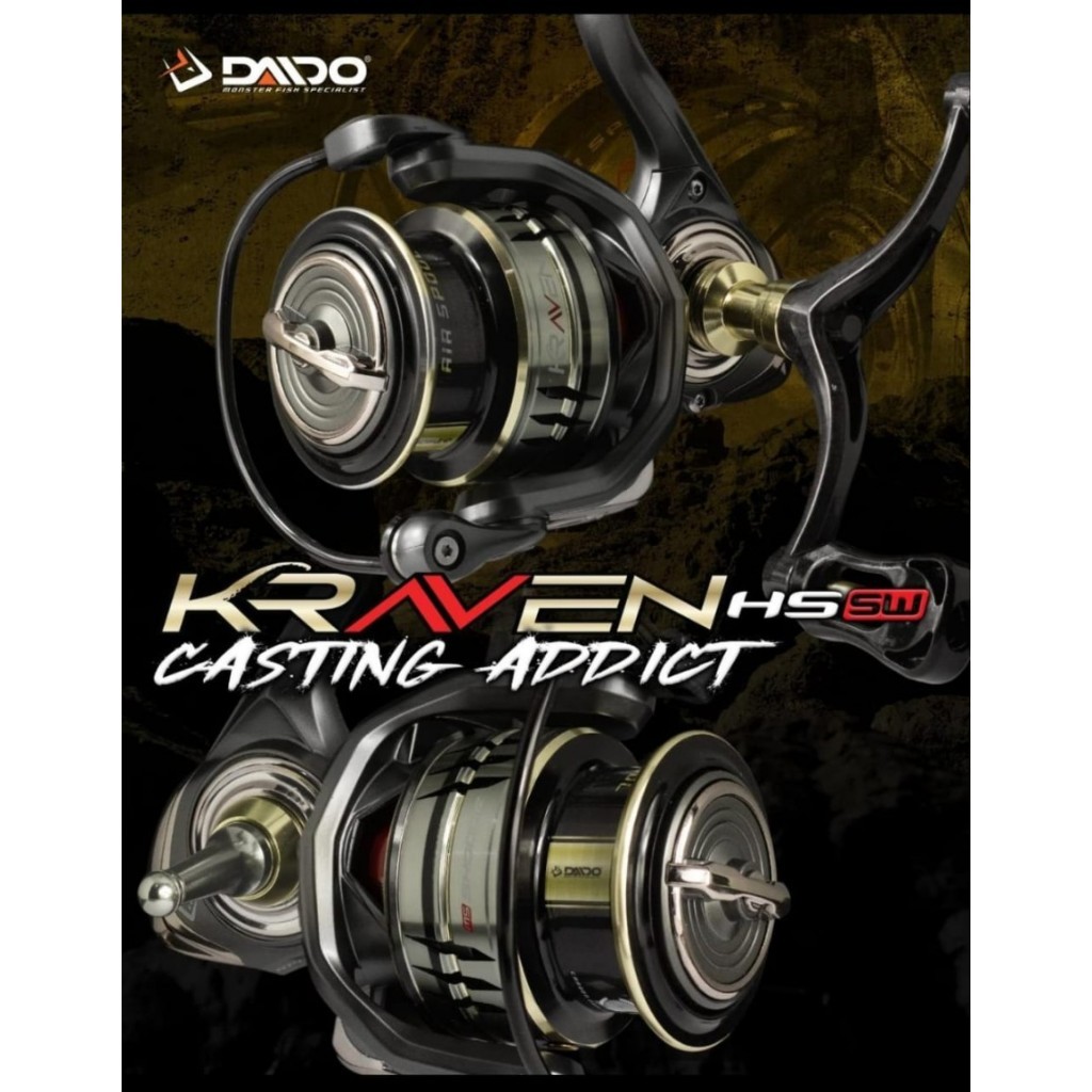 Reel Daido Kraven 7.0 HS SW 2000/3000 Power Handle