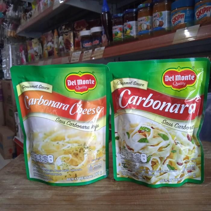 

[New Arrival] Delmonte saus carbonara pouch 180gr - carbonara Termurah dan berkualitas - carbonara