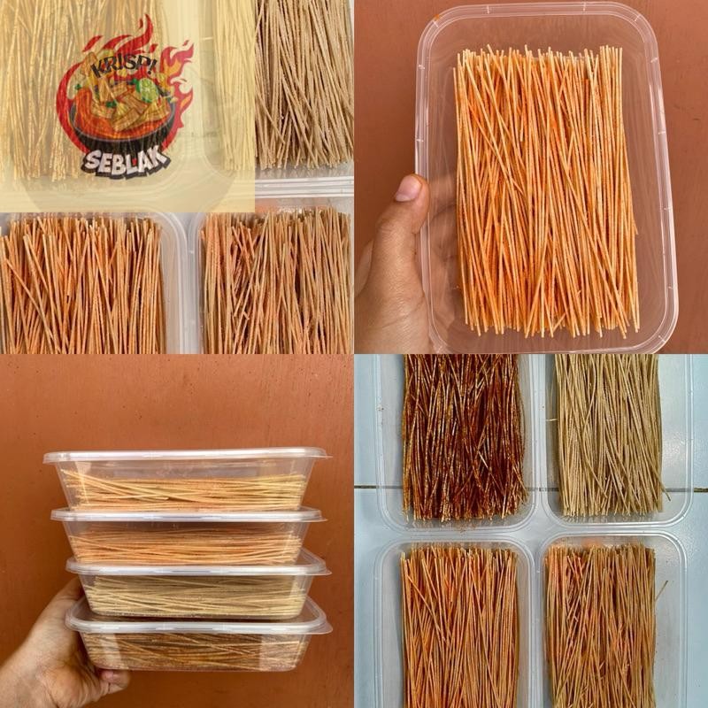 

(Seblak krispi) Mie lidi kemasan box 500ml AIDA SNACK