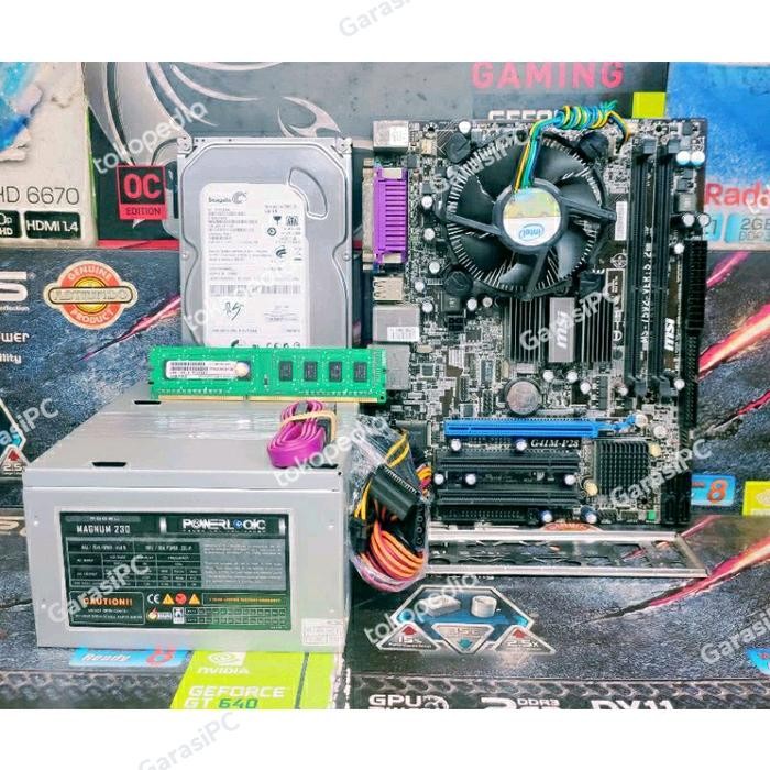 PROMO PAKET Motherboard INTEL G41 Socket LGA 775 Processor / HDD / PSU /RAM - RAM 8Gb