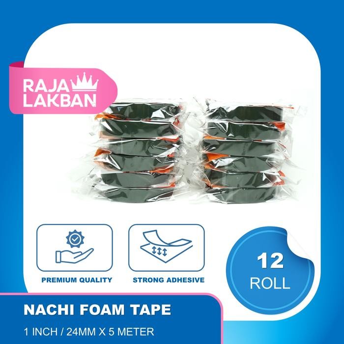 

Double Foam Busa Dua Sisi NACHI 1 inch/ 24mm Hijau - LUSIN
