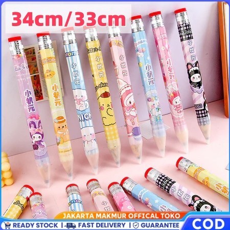 

34cm / 33cm Pensil Jumbo Kreatif Pensil Besar Anak Hadiah
