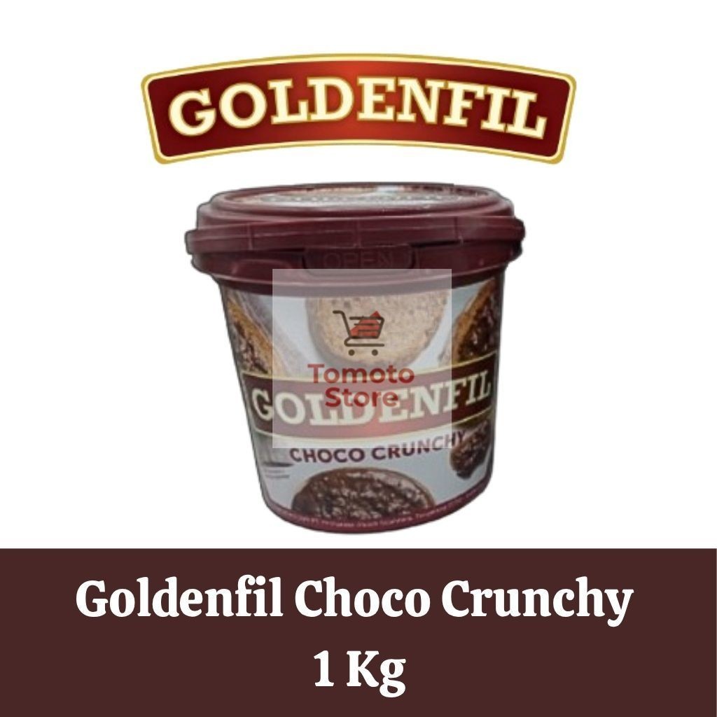 

TOMOTOSTORE GOLDENFIL Chocolate Jam / Selai Coklat Choco Crunchy 1kg / 1 kilogram