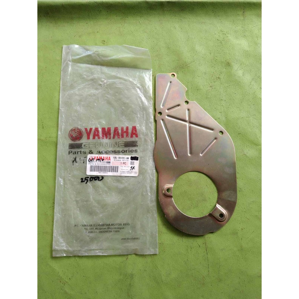 plat seng dalam bak CVT yamaha mio smile sporty original