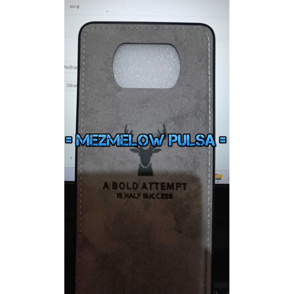 Case Cloth Jeans / Caseng Canvas Deer Case Rusa Casing Hape Hard Case XIAOMI POCO X3 NFC / POCO X3 P