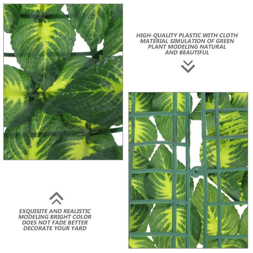 GROSIR DAUN PAGAR SINTETIS ARTIFICIAL - TANAMAN DAUN SINTETIS DINDING MURAH