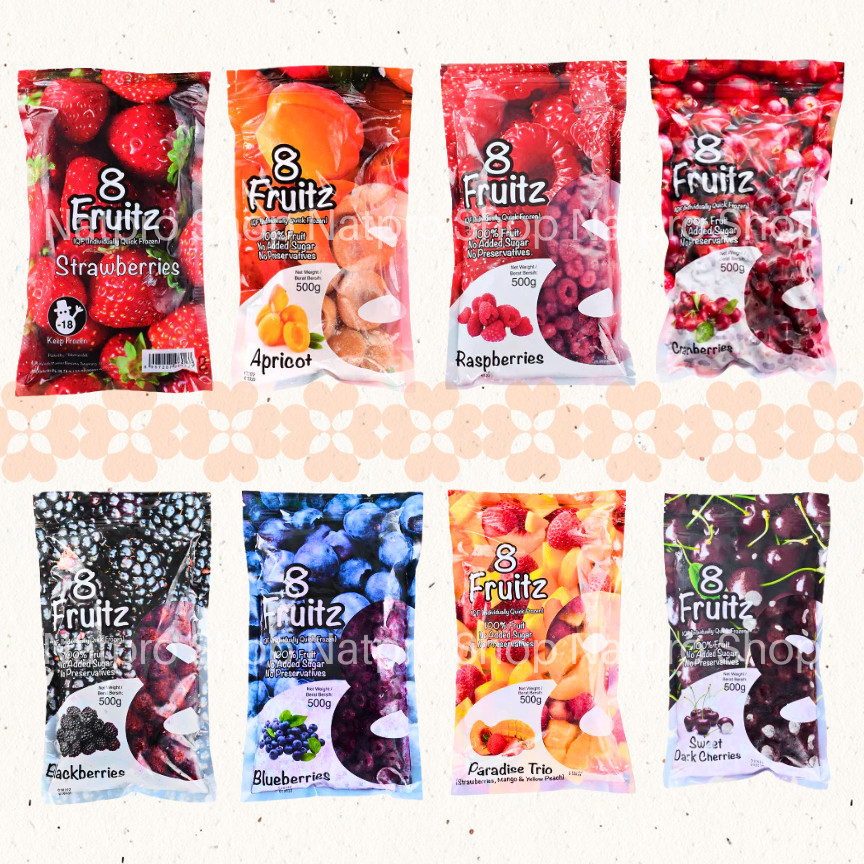 

8 FRUITS ALL FROZEN FRUIT IQF 500g - Semua Buah Beku