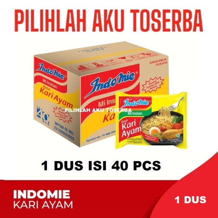 

Mie Instant INDOMIE Rebus KARI AYAM - ( Harga 1 DUS )