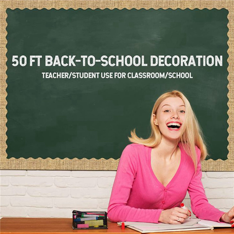 

ABZZ-2X Border Sticker Bulletin Board Sticker, 20M For Bulletin Board Teachers/Students For Classroom/School Decoration