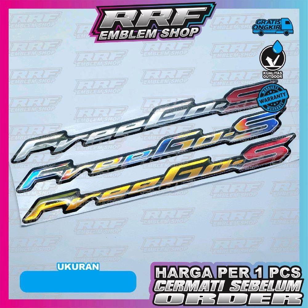 emblem timbul yamaha FREEGO-S / stiker logo yamaha FREEGO-S