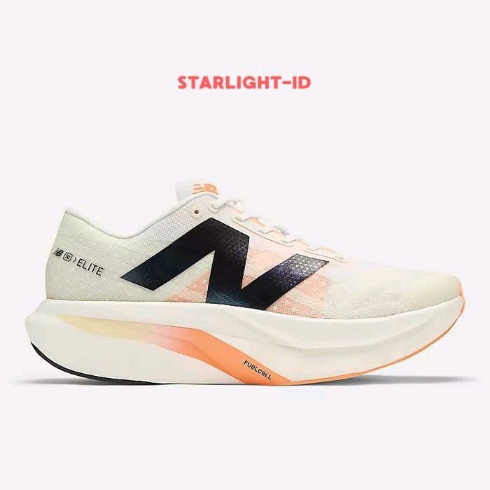 Sepatu Lari NB FC SC Elite V4 White / Angora / Hot Mango