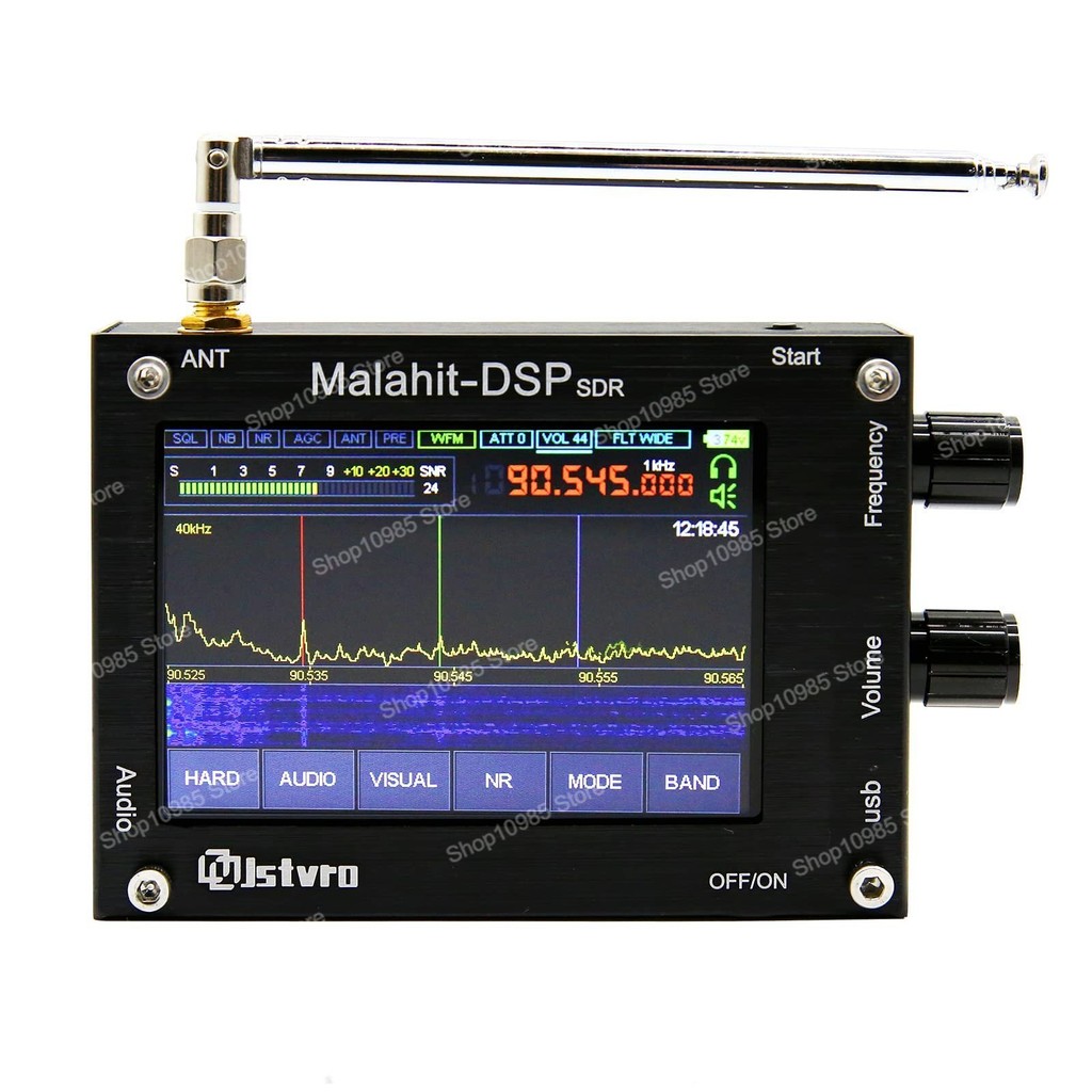 3.5 inch 50KHz-2GH Receiver 1.10D Malachite Rao Malahit DSP SDR