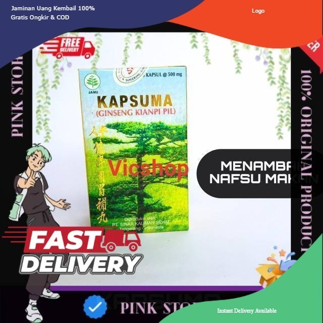 KAPSUMA (Ginseng Kianpi Pil) 100% Original Produk