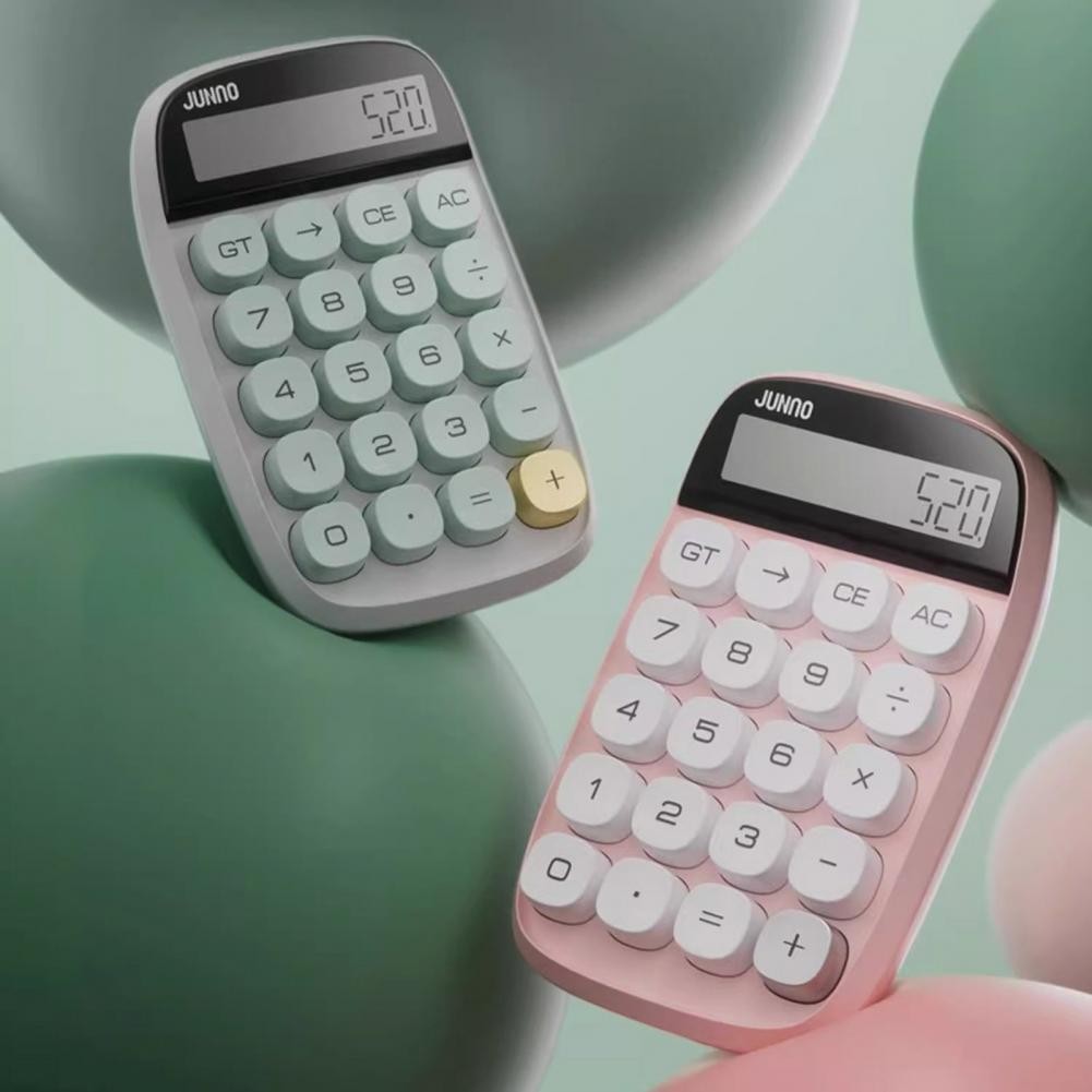 

Anti-slip Bottom Calculator Portable Student Finance Calculator with Lcd Display Square Buttons Battery Operated for Efficient