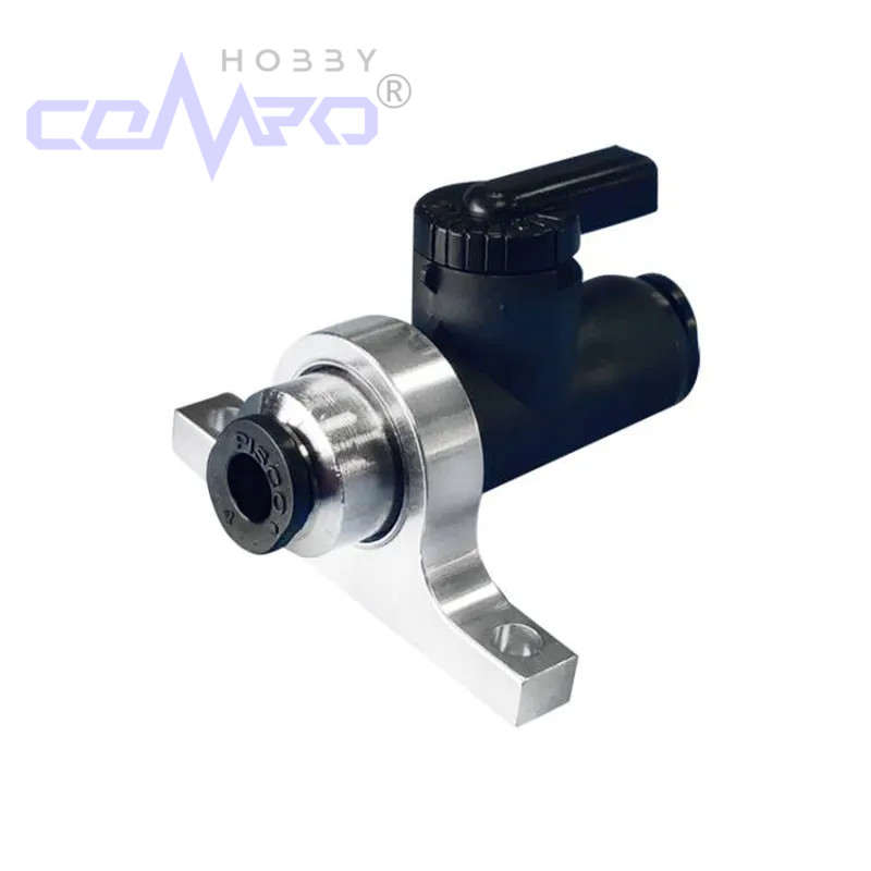 1PC Aluminum PISCO BVU4-4 Ball Globe Valves Mount Holder Bracket Seat For RC Turbine Turbo-jet Engin