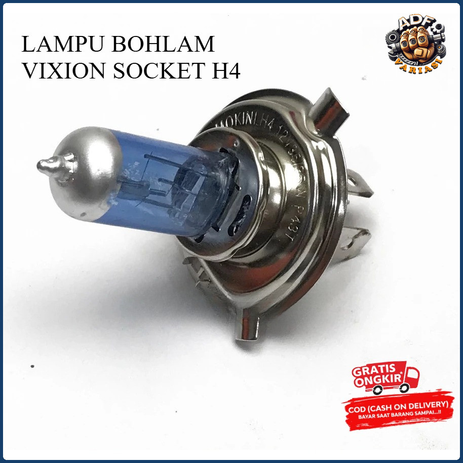 Lampu Depan Bohlam Vixion Old Vixion New / Lampu Halogen H4 Motor Vixion Old Vixion New