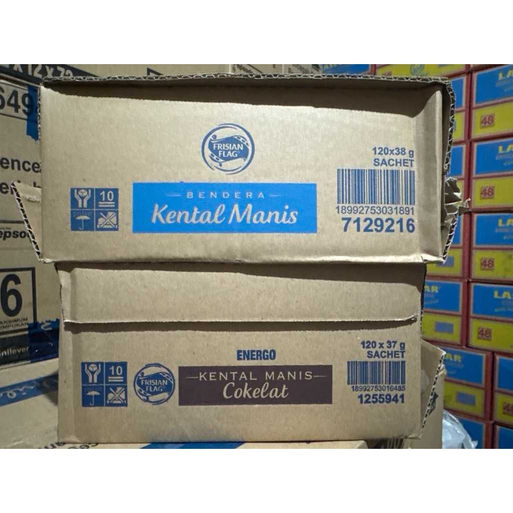 

Susu Bendera Sachet 37 gr @ 120 sachet / 1 dus