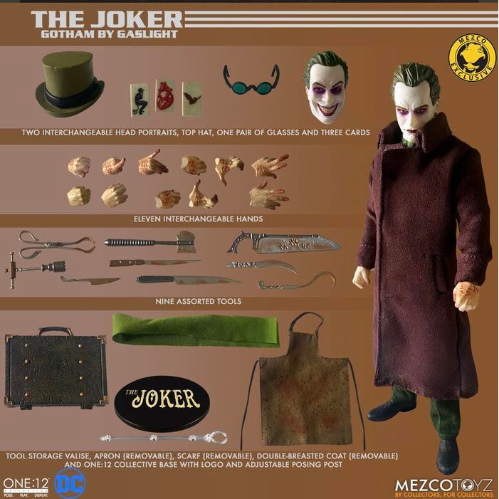 Mezco One:12 The Joker Gotham by Gaslight - Deluxe Edition