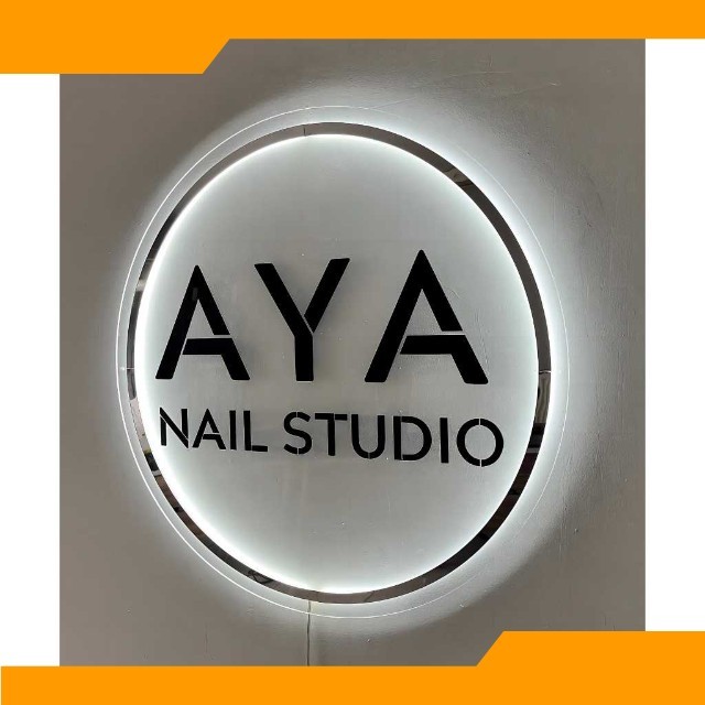 CUSTOM PAPAN LOGO BISNIS AKRILIK/ PAPAN LOGO USAHA/ PAPAN LOGO PERUSAHAAN