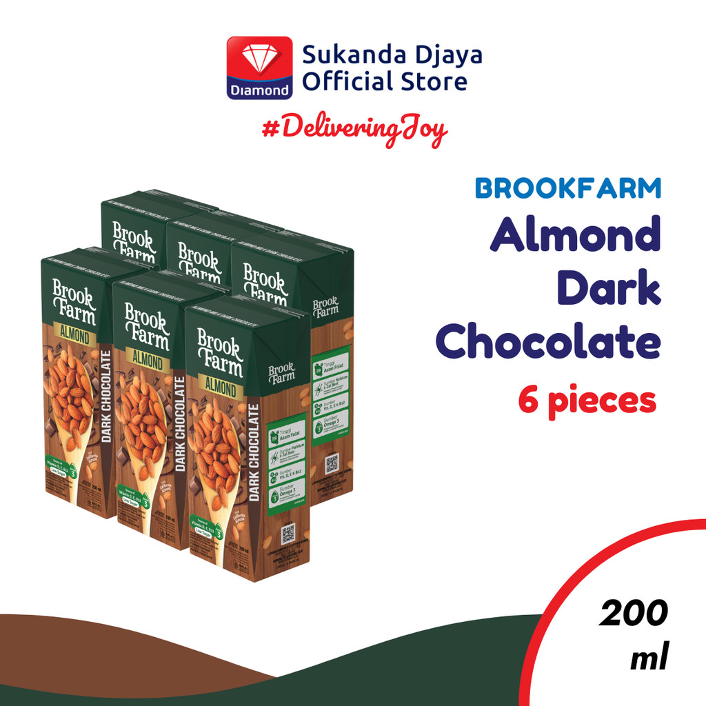 

Brookfarm Susu Almond Dark Chocolate 200 Ml [6 Pcs]