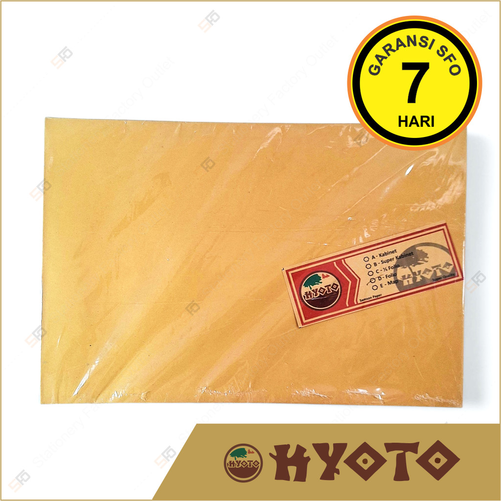 

Amplop Kyoto D isi 100 - 240 x 350 mm