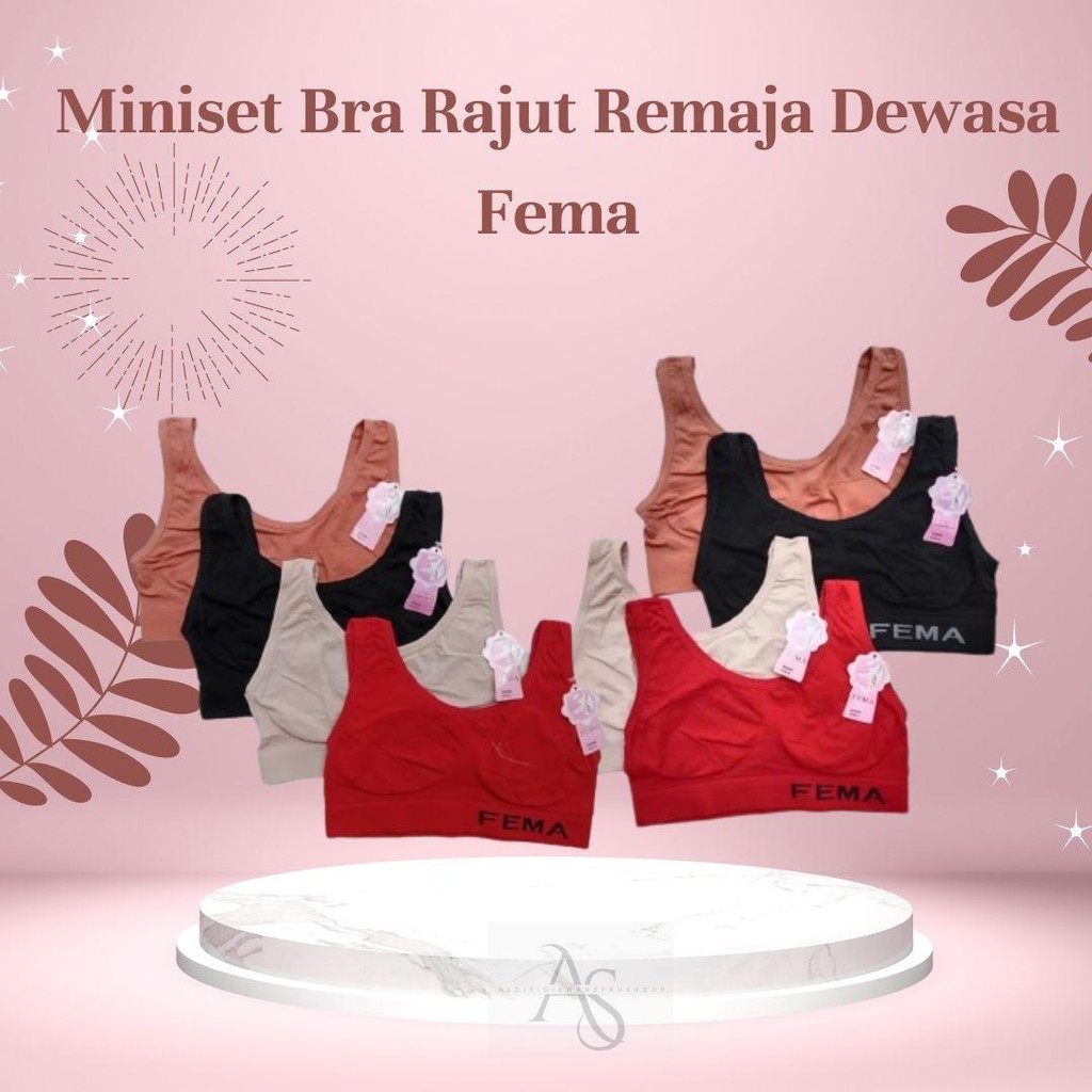 MINISET FEMA / MINISET RAJUT REMAJA DEWASA BAHAN TEBAL KWALITAS SUPER SANGAT NYAMAN DI PAKAI MENYERA
