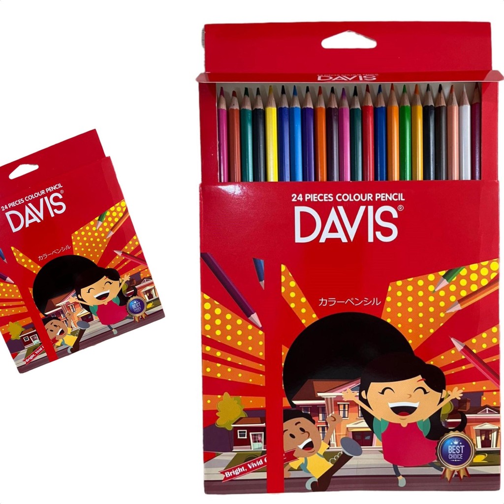 

Pensil Warna Davis Panjang 24 Warna