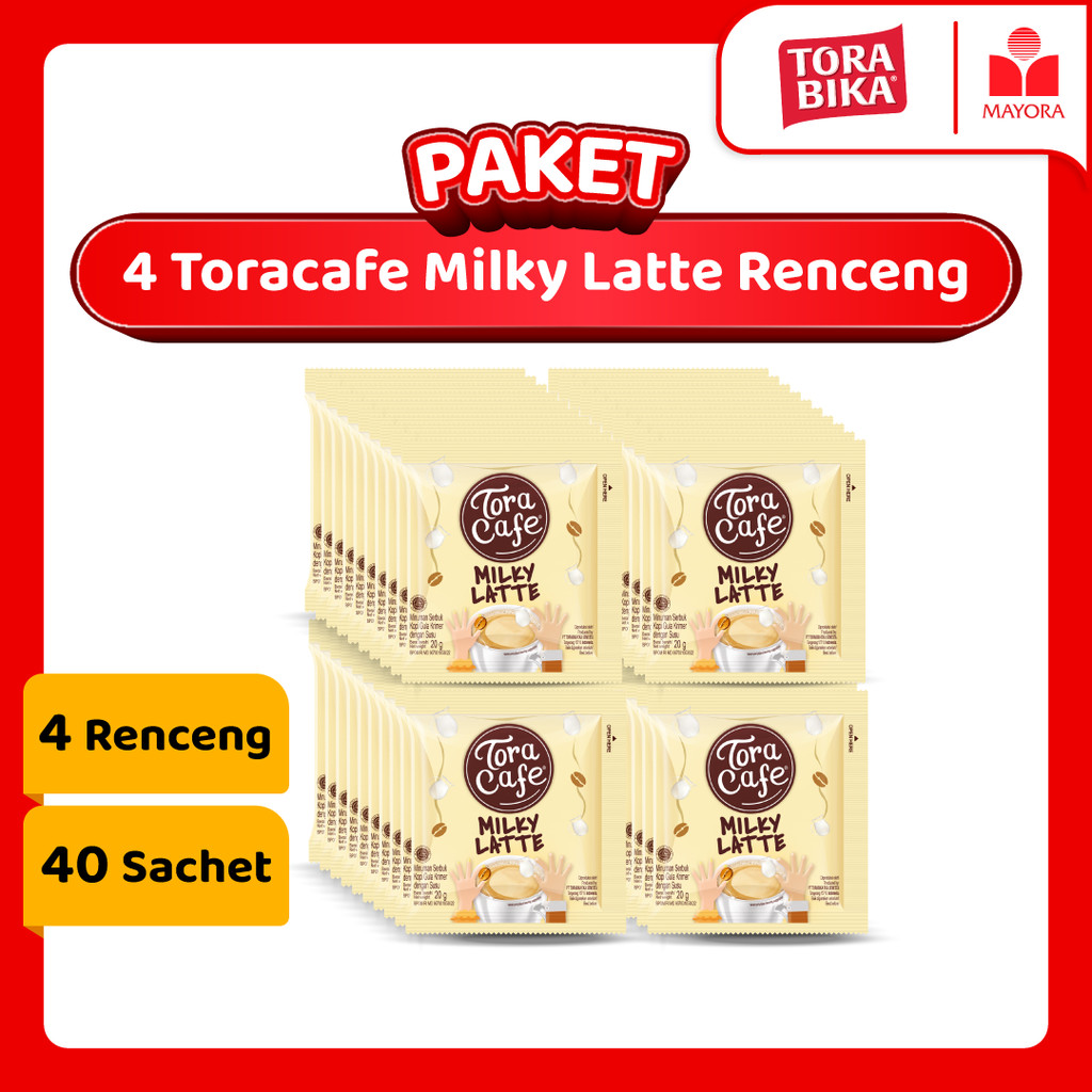 

Paket 4 Toracafe Milky Latte Renceng