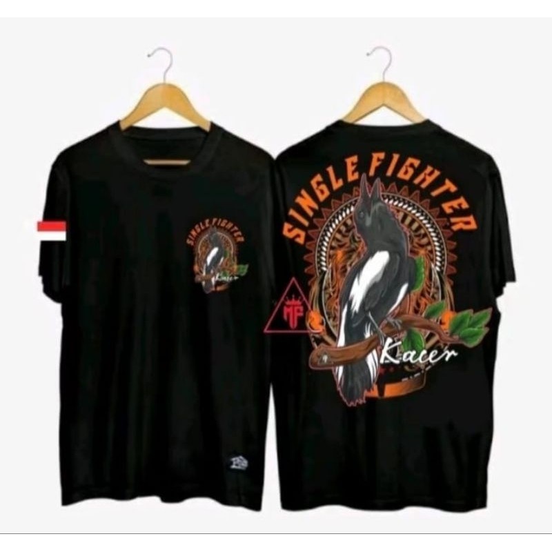 KAOS SINGLE FIGHTER BURUNG KACER