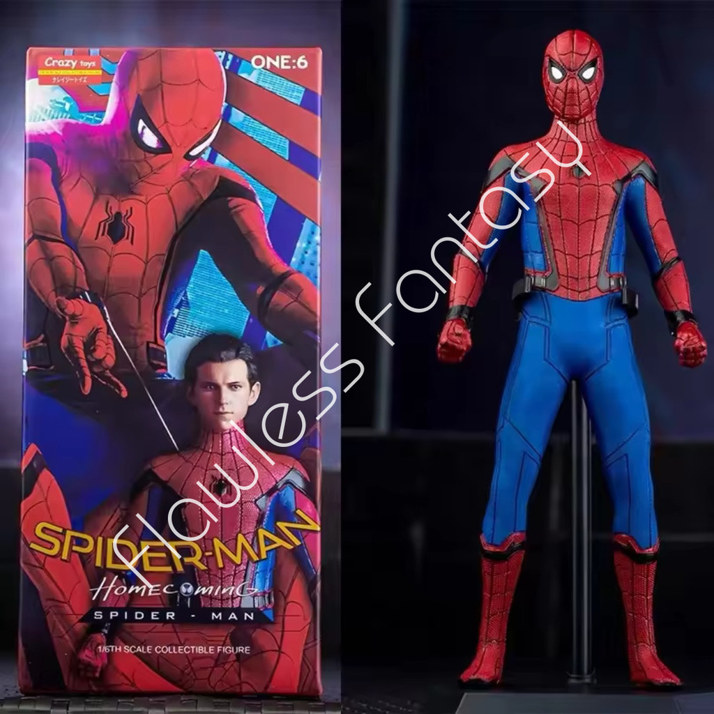 Crazy Toys Spiderman Homecoming Tom Holland Action Figure