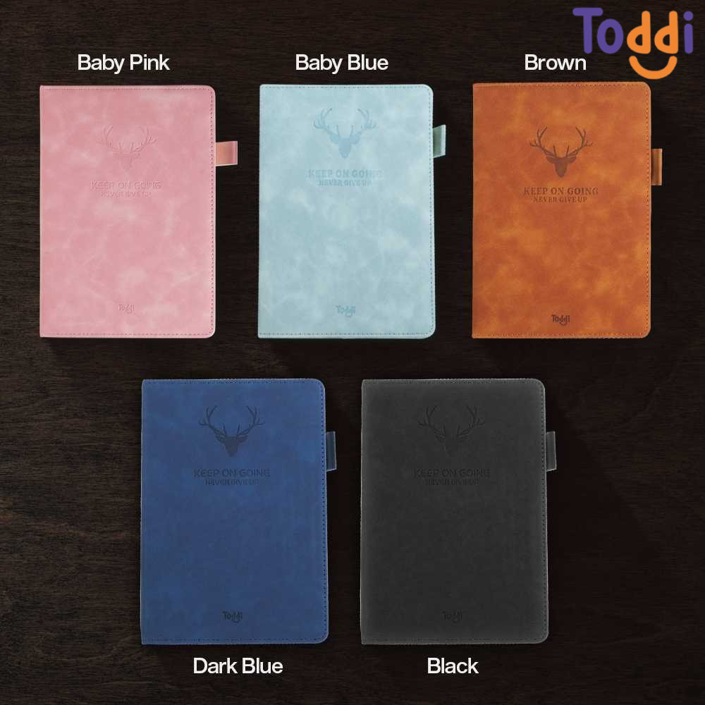 

Toddi Buku Catatan Jurnal Hardcover Notebook Diary 80 GSM 360 Halaman Grid - CW-5025 - OR
