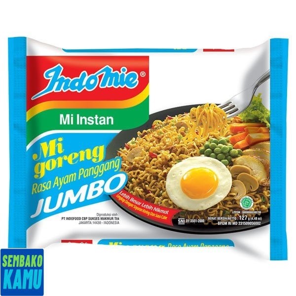 

Indomie Mie Jumbo Goreng Ayam Panggang 128 gr