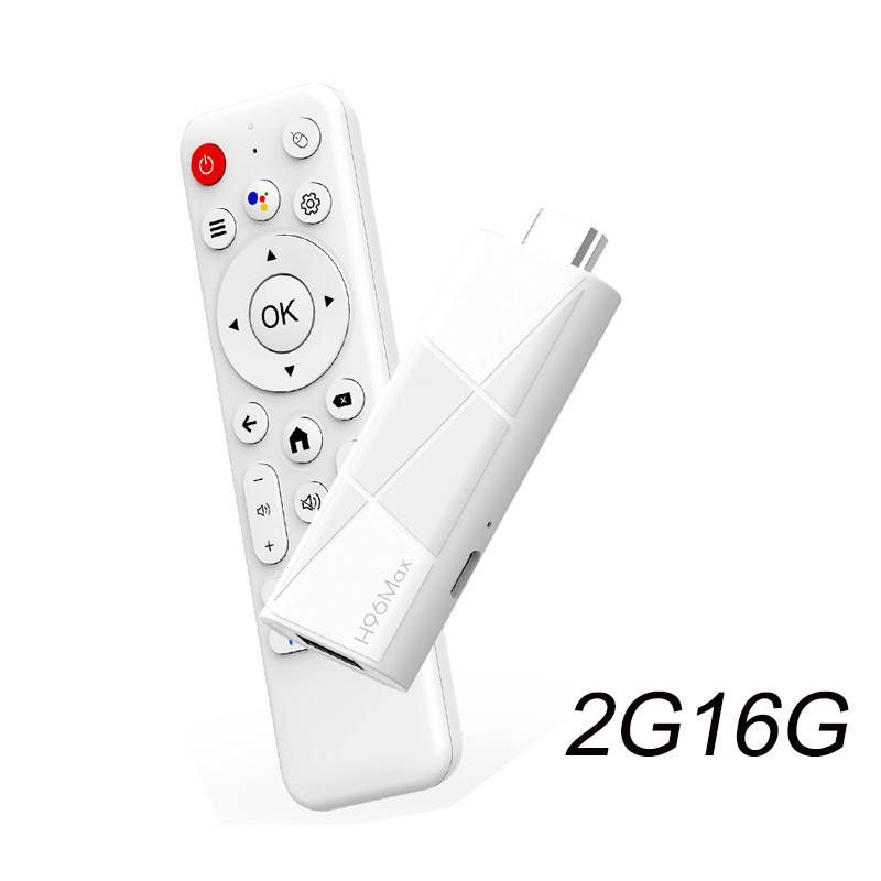 H96 MAX RK3518 Mini TV Stick Android 14 Smart TV Box 2GB 16GB 8GB Wifi6 BT5.4 4K HD Google Voice Med