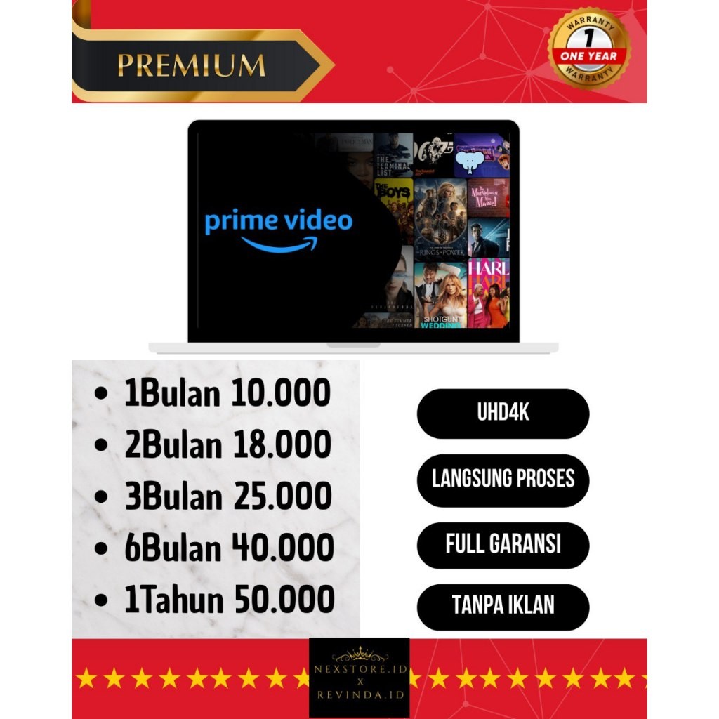 NEW PRIME VIDEO MURAH PREMIUM