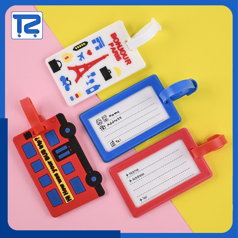 

Luggage Tag Koper Karakter Gantungan Nama Aksesori Travel Name Tag Karakter HM060