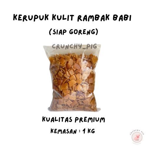 

KERUPUK KULIT RAMBAK BABI MENTAH SIAP GORENG - 1 KG