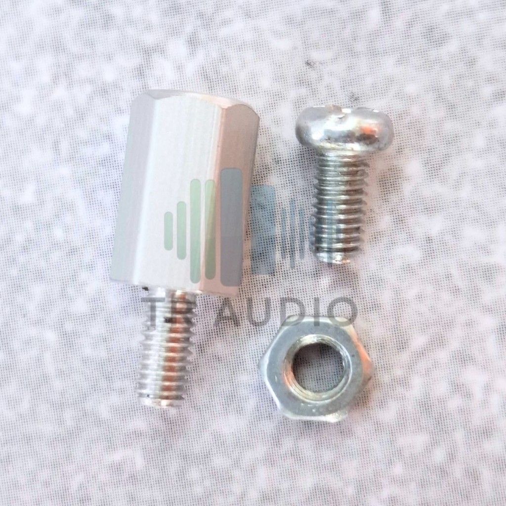 Spacer Papan PCB 1cm - 1 Set Warna Silver Logam Kuat