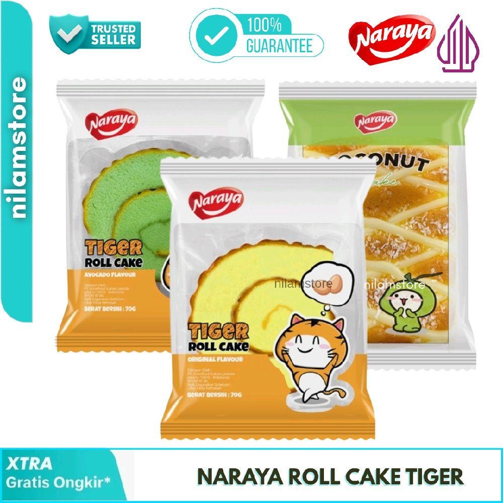 

Naraya Roll Cake Avocado Original enak bangetttt lembut Food Snack