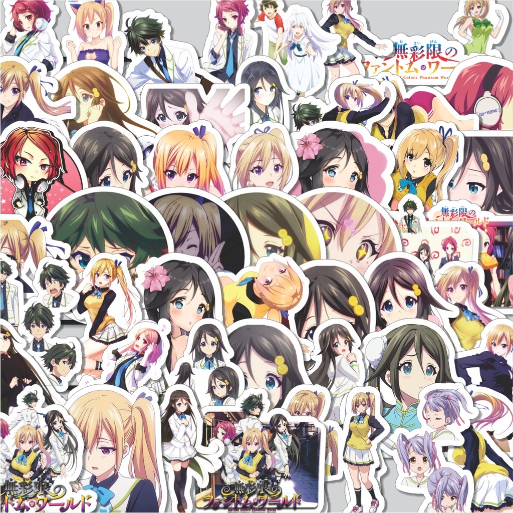 

Stiker Cutting Pack Stiker Anime Series Myriad Colors Phantom World Isi 100Pcs Series Aesthetic Lucu Keren Untuk Koper Bahan Vynil