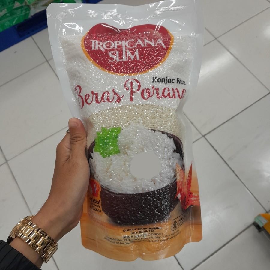 

Tropicana Slim Konjac Rice Beras Porang 1kg