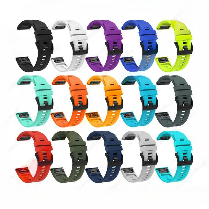 Premium QUICKFIT 26mm Strap Garmin Fenix 8 51mm 7X 6X 5X 3 HR Plus Pro Sapphire / Instinct 2X 3 50mm