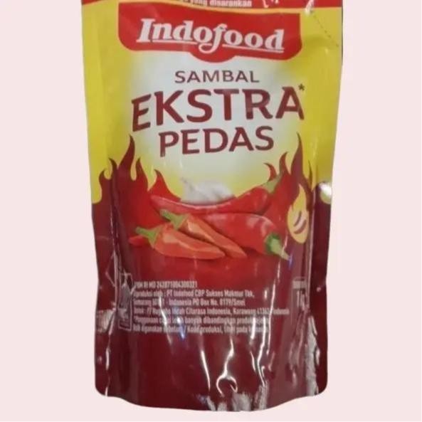 

Indofood Sambal EXTRA PEDAS Saus Refill Pouch 1kg 1000gr