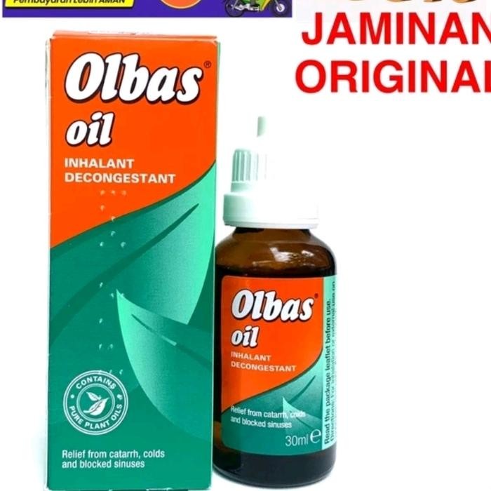 OLBAS OIL INHALANT DECONGESTANT 30ML/OLBAS OIL ASLI SINGAPORE/OLBAS