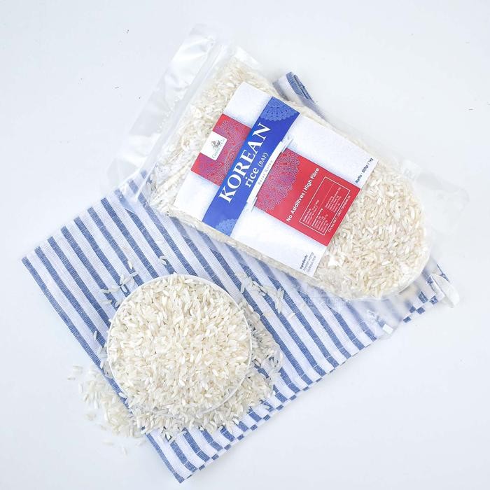 

Grains N Co Korean Rice / Beras Korea porang - 500 Gr