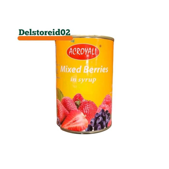 

Acroyali mixed berries in syrup 415gr