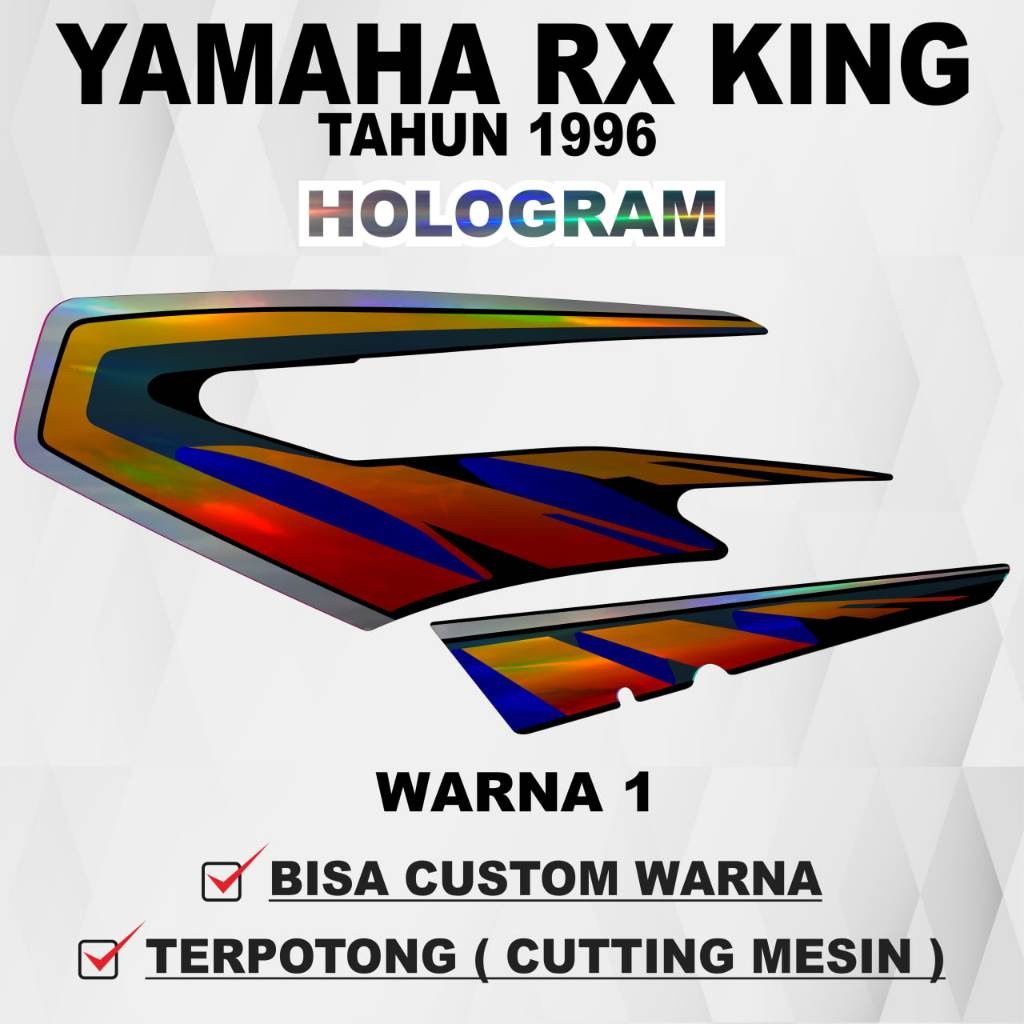 COD stiker motor Stiker Hologram RX King / Striping Hologram RX King / Stiker Sticker Decal Hologram