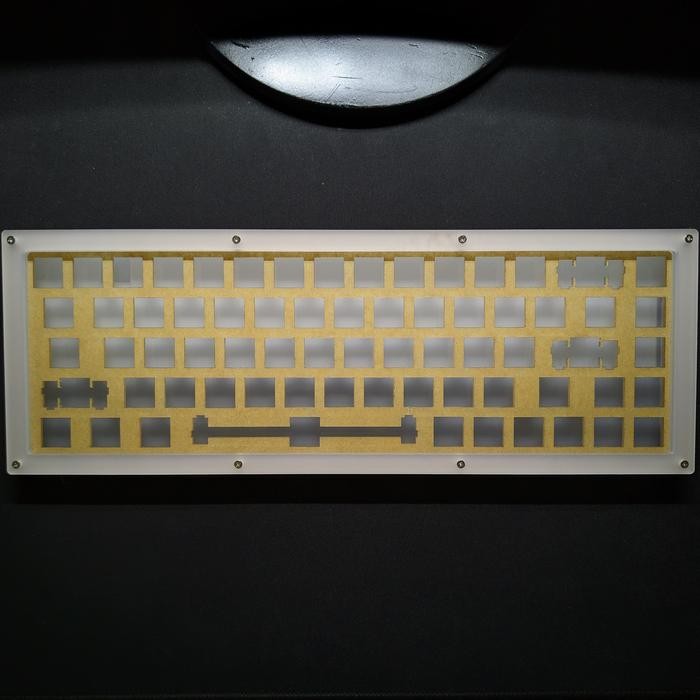 Case Akrilik VortexSeries VX6 Mechanical Keyboard - Top Mount, Screwless Top