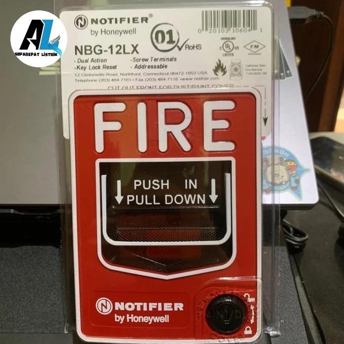 NOTIFIER NBG-12LX Adressable Manual Pull Station NBG 12LX Notifier Original