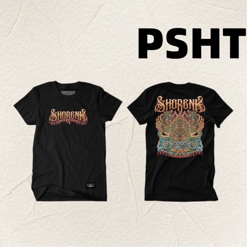 (COD) Kaos Distro PSHT Persaudaraan Setia Hati Terate Original Design Shorenk Unisex style