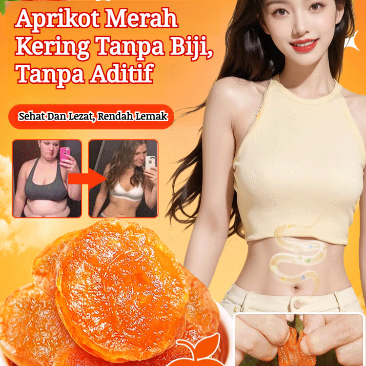 

✨Beli 1 Gratis 2✨【Lezat Rendah Lemak】 250g Aprikot Kering Tanpa Biji Berkualitas Tinggi/ Aprikot Kering Tanpa Biji/ Aprikot Kering Organik Berkualitas Tinggi, Rendah Gula Dan 0 Lemak/ Camilan Sehat Tanpa Aditif/ Buah Kering Yang Sehat